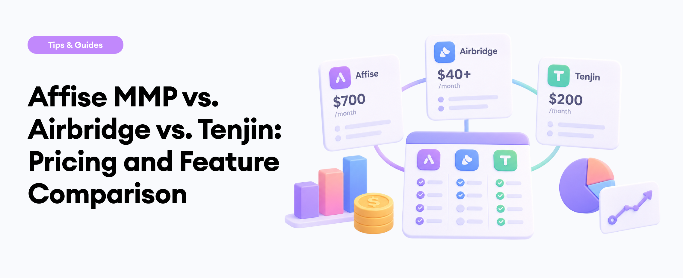 Affise MMP vs. Airbridge vs. Tenjin: Pricing and Feature Comparison